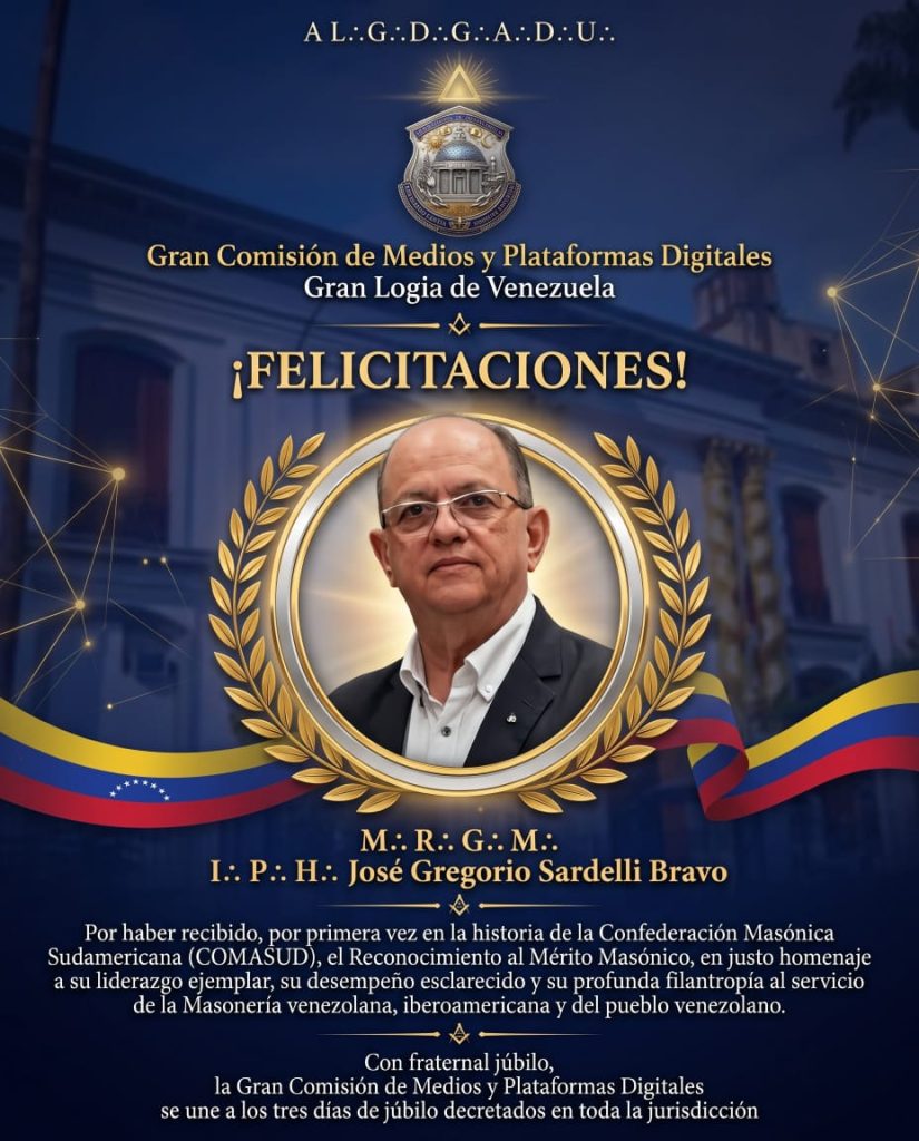JUBILÓ MASÓNICO EN VENEZUELA